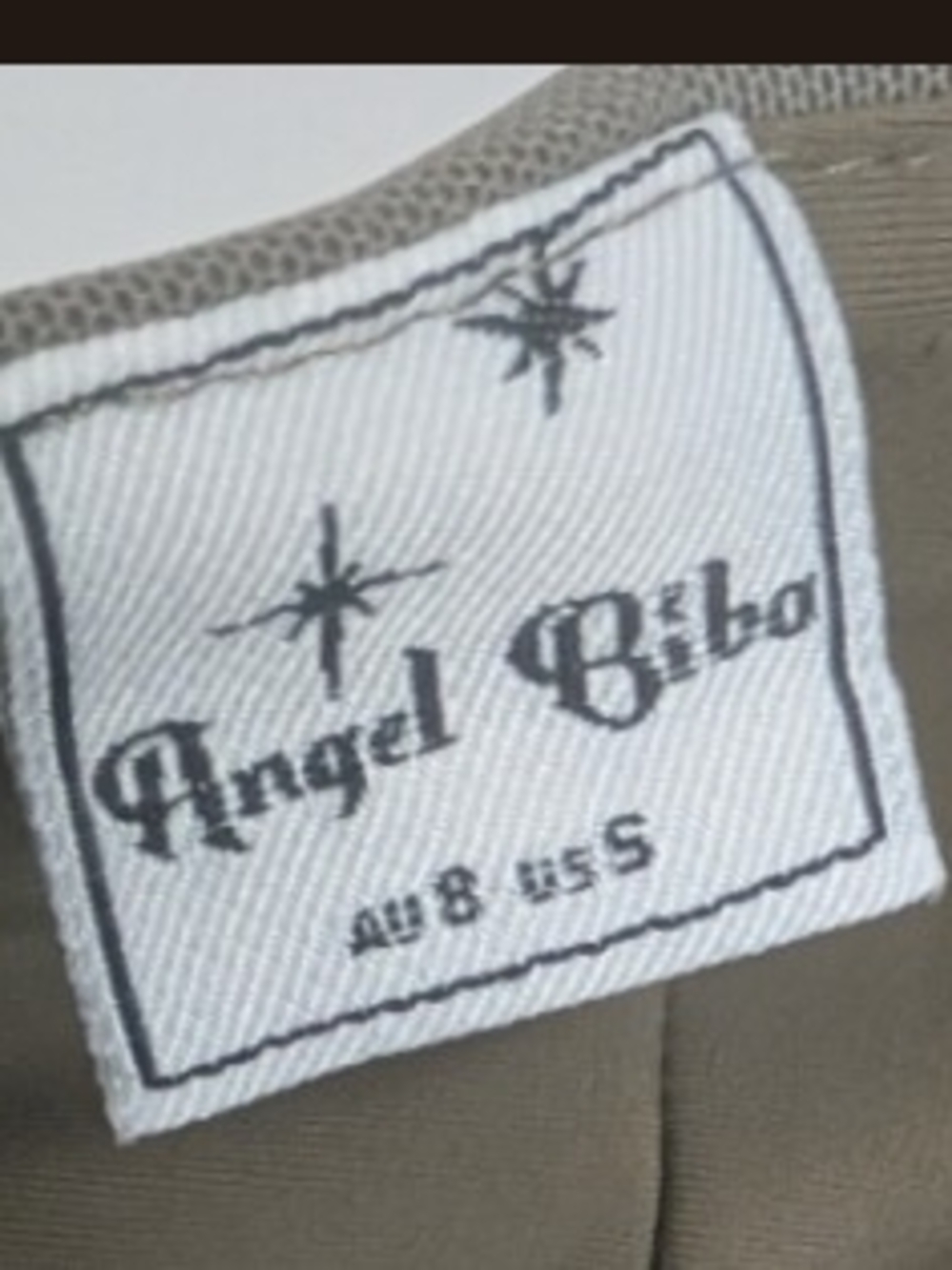 Angel Biba Sage/Gray Cutout Ring Bodycon Mini Dress Size S 🩶 - Picture 8 of 9